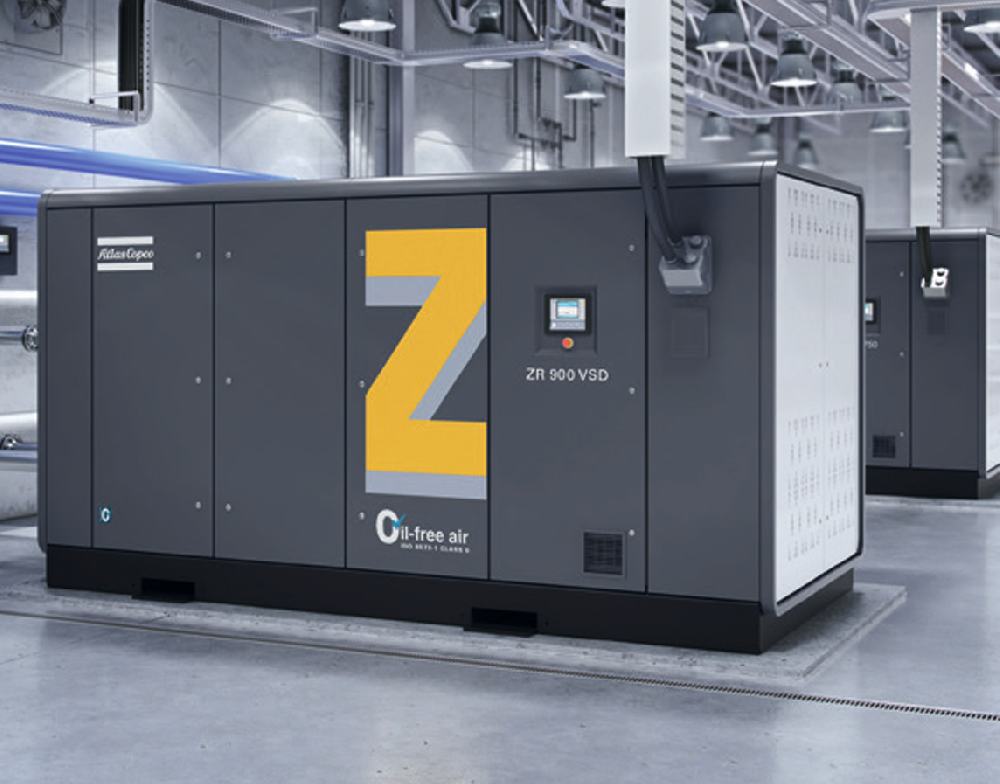 Oil-free rotary screw compressors ZR 300-750 & ZR 400-900 VSD